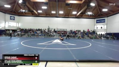 149 lbs Quarterfinal - Dylan Guillermo, California Baptist University vs Steve Caday, Cal State Bakersfield