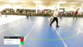 68 lbs Round Of 16 - Braydon Thompson, Riptide Wrestling Club vs John Lamothe, Billerica