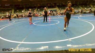 127 lbs Consi Of 8 #2 - Kemauree Lovelace, HURRICANE WRESTLING ACADEMY vs Quyn Glodo, Sparta Junior Bulldogs