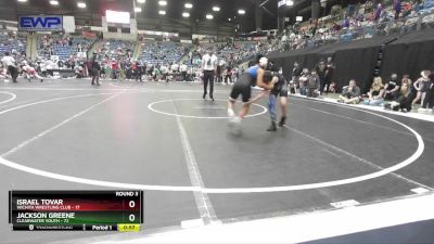 88 lbs Round 3 - Jackson Greene, Clearwater Youth vs Israel Tovar, Wichita Wrestling Club