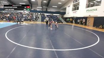 149 lbs Champ. Round 1 - Levi Snyder, Messiah vs Sebastiano Spina, Alvernia