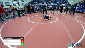 46 lbs Consi Of 16 #1 - Chance Chill, Perry Wrestling Academy vs Breccan Mahn, Cyclone Wrestling Club