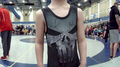 8U Boys FS - 49-53 Semis - Cayden Kelly, Contenders Wrestling Academy vs Miles Rioux, Contenders Wrestling Academy