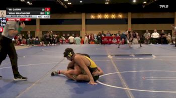 174 lbs C Of 8 #2 - MJ Gaitan, Iowa State vs Beau Mantanona, Michigan