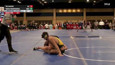 174 lbs C Of 8 #2 - MJ Gaitan, Iowa State vs Beau Mantanona, Michigan