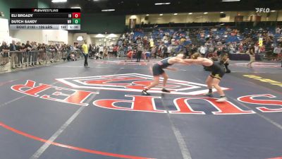 126 lbs Consi Of 64 #2 - Eli Broady, IN vs Dutch Sandy, WV