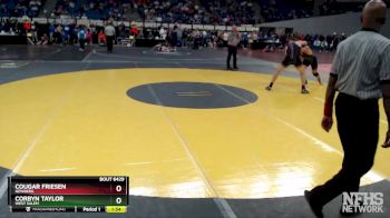 6A-170 lbs Quarterfinal - Cougar Friesen, Newberg vs Corbyn Taylor, West Salem