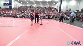 47-51 lbs Consi Of 8 #2 - Kehlani Kemble, Ponca City Wildcat Wrestling vs Mayzie Morgan, Pawnee Wrestling Club