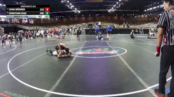 150 lbs Cons. Round 4 - Jonathan Diaz, Southwest Miami vs John Brewer, Athens Christian