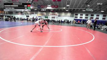 165 lbs Semifinal - Jackson Remmers, Dakota Wesleyan (S.D.) vs Dayton Hill, Missouri Valley