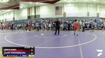 132 lbs Quarterfinal - Jordyn Raney, KY vs Maksim Mukhamedaliyev, IL