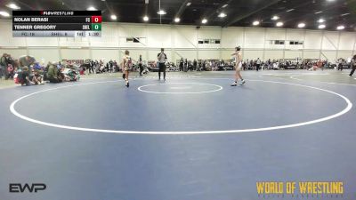 80 lbs Rr Rnd 5 - Nolan Berasi, Full Circle 12U vs Tenner Gregory, Shelton Wrestling Academy 12U