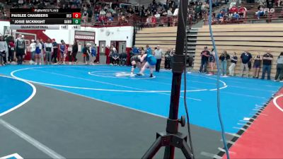 170 lbs Quarterfinal - Josie McKnight, Merrillville Pirates vs Paislee Chambers, Wes-Del