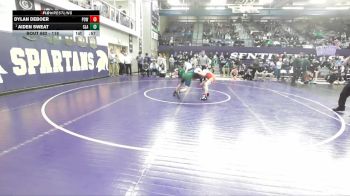 118 lbs Cons. Round 4 - Aiden Sweat, Glacier vs Dylan DeBoer, Powell