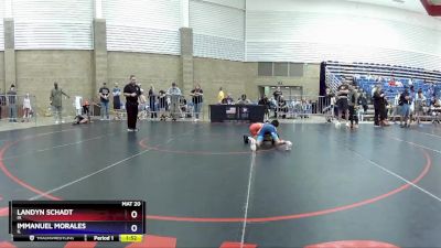 59 lbs Cons. Round 1 - Landyn Schadt, IA vs Immanuel Morales, IL