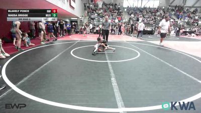 40 lbs Rr Rnd 2 - Blakely Ponce, Raw Wrestling Club vs Maesa Brigge, Mojo Grappling Academy