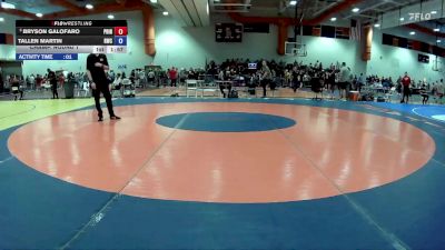 126 lbs Champ. Round 1 - Bryson Galofaro, Scanlan Wrestling Academy vs Tallen Martin, Reel Wrestling Club