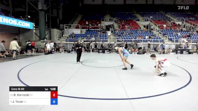 113 lbs Cons 16 #2 - Brighton Karvoski, CT vs Jovanni Tovar, FL