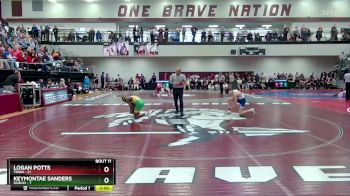 132 lbs Quarters & 1st Wb (16 Team) - Keymontae Sanders, Dublin vs Logan Potts, Trion