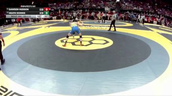 D2-113 lbs Cons. Round 1 - Dawsen Hudson, Logan Elm vs Heath Norris, Clyde