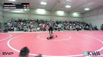 40 lbs Rr Rnd 1 - Walker Kellett, Pocola Youth Wrestling vs Kohen Crowder, Checotah Matcats