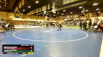 190 lbs Cons. Round 5 - Marko Dzodzo, Torrey Pines vs Keshaun White, Centennial (Corona)