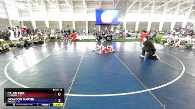 113 lbs Placement Matches (8 Team) - Caleb Kirk, Louisiana vs Graydon Martin, Virginia