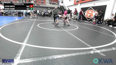 88 lbs Consolation - Lucas Smith, Pocola Youth Wrestling vs Wyatt Haire, Oklahoma Phantom Wrestling Club