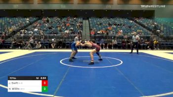 157 lbs Semifinal - Jacob Swift, North Idaho vs Hunter Willits, UN-Oregon State