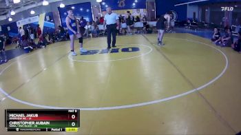 190 lbs Round 2 (8 Team) - Christopher Aubain, SOWA / HWC BLACK vs Michael Jakub, Riverview WC