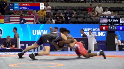 80 kg 1/4 Final - Aaron Stewart, United States vs Issa Zangiev, Uww