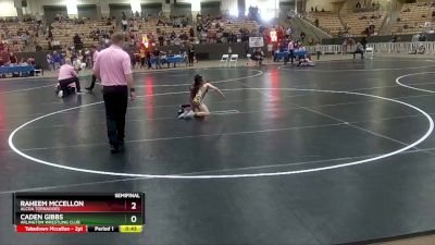 70 lbs Semifinal - Raheem Mccellon, Alcoa Tornadoes vs Caden Gibbs, Arlington Wrestling Club