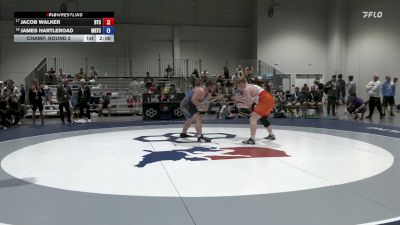 125 lbs Champ. Round 2 - Jacob Walker, Burg Training Center vs James Hartleroad, Midwest Regional Training Center