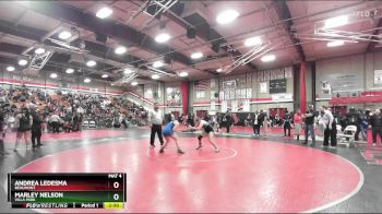 140 lbs Champ. Round 2 - Andrea Ledesma, Beaumont vs Marley Nelson, Villa Park