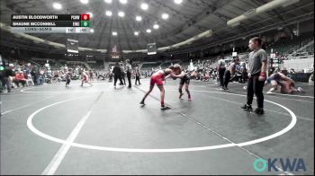 85 lbs Consolation - Austin Bloodworth, Ponca City Wildcat Wrestling vs Shaune McConnell, Eufaula Ironheads Wrestling Club