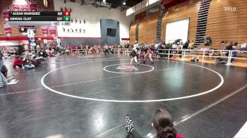 235 lbs Quarterfinal - Abigail Clay, Cheyenne East vs Aleah Marquez, Riverton