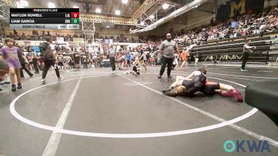 85 lbs Semifinal - Waylon Rowell, Elgin Wrestling vs Liam Garcia, Shelton Wrestling Academy