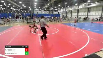 106 lbs Semifinal - Kamden Hooper, Odessa Wrestling vs Gage Spurgeon, Hammer Time Wrestling Academy