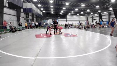 43 kg Rr Rnd 3 - Isabella Thiel, MGW Monkey Business vs Lennox Deringer, PA West Yellow