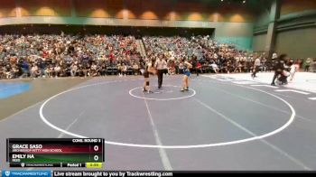 126 lbs Cons. Round 3 - Grace Saso, Archbishop Mitty High School vs Emily Ha, Reed