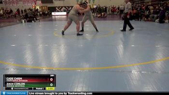 285 lbs Quarterfinal - Zach Conlon, Dubuque Hempstead vs Cade Chism, Cedar Rapids Jefferson