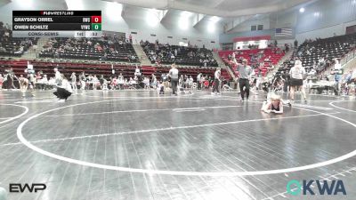 80 lbs Consolation - Grayson Orrel, Berryhill Wrestling Club vs Owen Schiltz, Verdigris Youth Wrestling