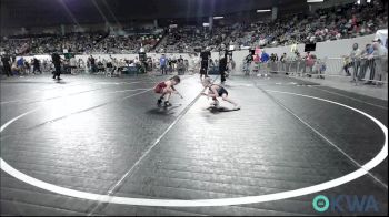 46 lbs Round Of 16 - Dilynn Burch, Team Tulsa Wrestling Club vs Amelia Mairel, Perry Wrestling Club