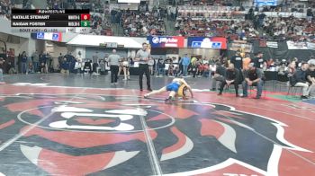 G - 125 lbs Cons. Round 3 - Raigan Foster, Missoula Big Sky / Loyola Sacred Heart (Girls) vs Natalie Stewart, Manhattan (Girls)