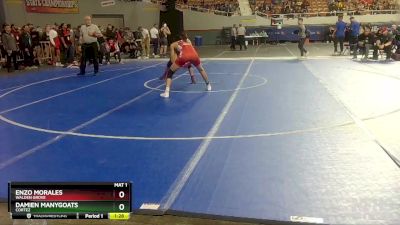 D3-144 lbs Semifinal - Enzo Morales, Walden Grove vs Damien Manygoats, Cortez