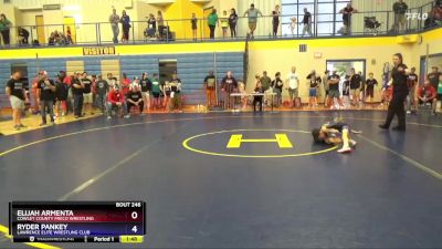 70 lbs Round 4 - Colton Wisdom, Caney Valley Wrestling vs Kyan Smith, Maize Wrestling Club