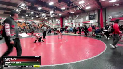 170 lbs Cons. Round 3 - Ryley Davis, Elsinore vs Samantha Cook, Great Oak