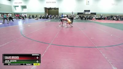 126B Semifinal - Calum Brown, Lafayette (Wildwood) vs Jack Adams, Piedmont