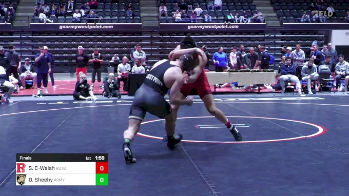 174 lbs Final - Shane Cartegena-Walsh, Rutgers vs Dillon Sheehy, Army