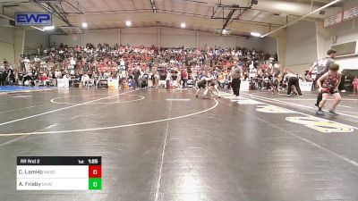 95 lbs Rr Rnd 2 - Chevy LamHo, Wagoner Takedown Club vs Arwen Frisby, Skiatook Youth Wrestling